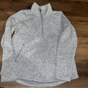 The North Face Heather Gray Fleece Jacket